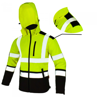 Atšvaitinė softshell striukė su fleece